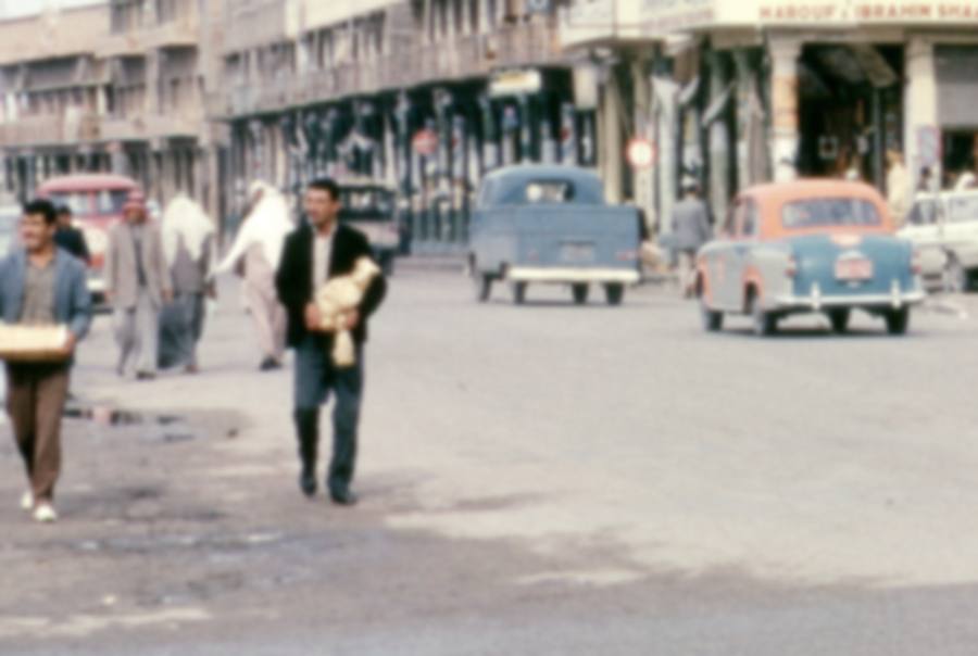 Unidentified street detail, Kuwait, date unknown